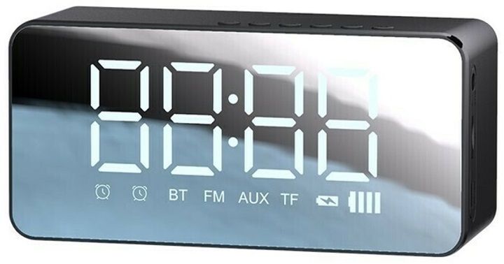 Настільний годинник Usams US-YX007 Multi-functional Alarm Clock Black (YX7LY01) 523221 фото