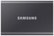 Накопичувач зовнішній SSD 2.5" USB 2.0TB Samsung T7 Titan Gray (MU-PC2T0T/WW) 455730 фото 1