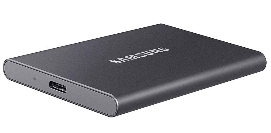 Накопичувач зовнішній SSD 2.5" USB 2.0TB Samsung T7 Titan Gray (MU-PC2T0T/WW) 455730 фото