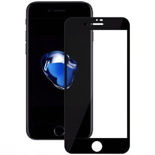 Захисне скло для Apple iPhone SE 2020/8/7 Black, 0.3мм, 4D ARC, Люкс (Z15307) 458595 фото