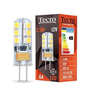 Лампа світлодіодна Tecro 2.5W G4 4100K (TL-G4-2.5W-12V) 160193 фото