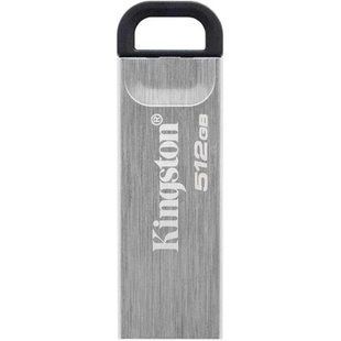 Флеш-накопичувач USB3.2 512GB Kingston DataTraveler Kyson Silver/Black (DTKN/512GB) 510090 фото