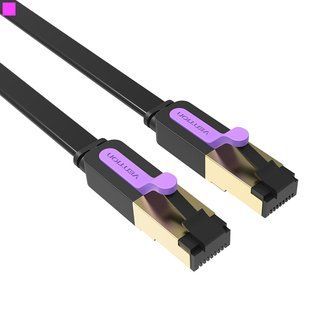 Патч-корд Vention CAT7 SFTP Ethernet, 3 m, Black (ICABI) 291043 фото