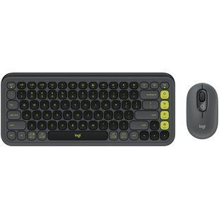 Комплект (клавіатура, миша) бездротовий Logitech Pop Icon Combo Graphite (920-013156) 530337 фото