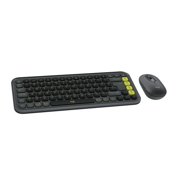 Комплект (клавіатура, миша) бездротовий Logitech Pop Icon Combo Graphite (920-013156) 530337 фото