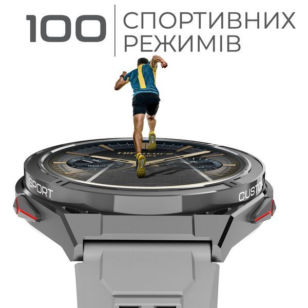 Смарт-годинник HiFuture Active Black/Red 551355 фото