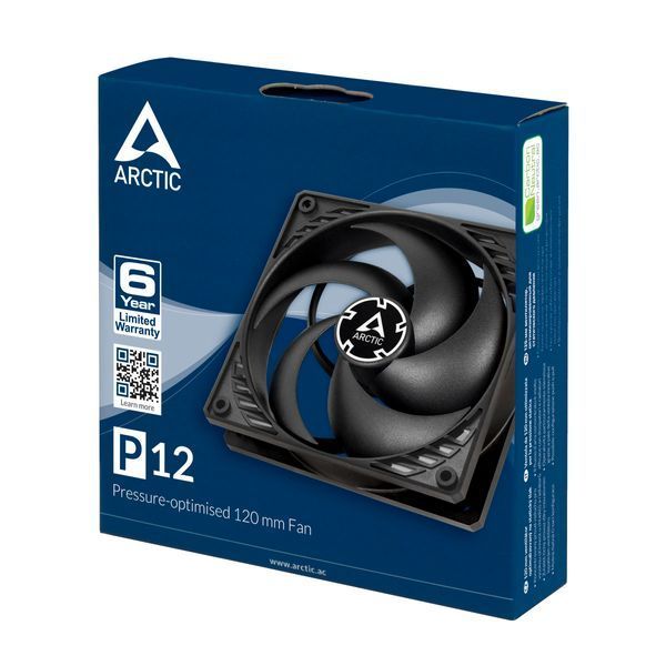 Вентилятор Arctic P12 Black (ACFAN00118A) 567378 фото