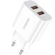 Мережевий зарядний пристрій Foneng EU45 Dual USB Charger (2USBх2.4A) White (EU45-CH-TC) + кабель USB Type C 488497 фото 3