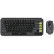 Комплект (клавіатура, миша) бездротовий Logitech Pop Icon Combo Graphite (920-013156) 530337 фото 1