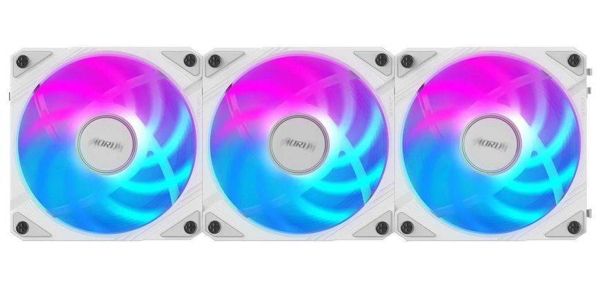 Вентилятор Gigabyte Aorus EZ Chain Fan 120 Ice 3-Pack White (GP-ECFAN1203 ICE) 542073 фото