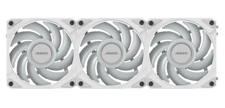Вентилятор Gigabyte Aorus EZ Chain Fan 120 Ice 3-Pack White (GP-ECFAN1203 ICE) 542073 фото