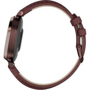 Смарт-годинник Garmin Lily 2 Classic Dark Bronze with Mulberry Leather Band (010-02839-03) 599926 фото