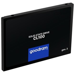 Накопичувач SSD 480GB Goodram CL100 GEN.3 2.5" SATAIII TLC (SSDPR-CL100-480-G3) 311280 фото