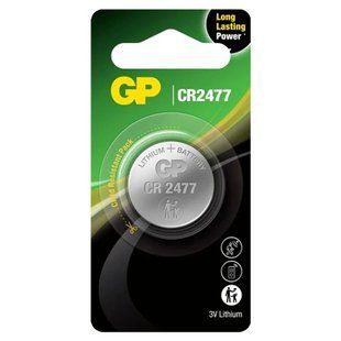 Батарейка GP CR2477 3B Lithium 1шт (GPCR2477E-CPU1) 589591 фото