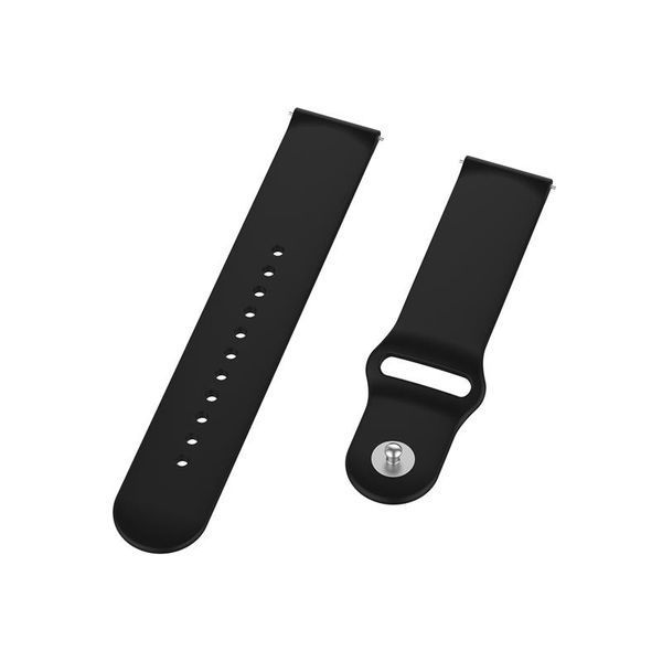 Силіконовий ремінець BeCover для Samsung Galaxy Watch 46mm/Watch 3 45mm/Gear S3 Classic/Gear S3 Frontier Black (706316) 365884 фото