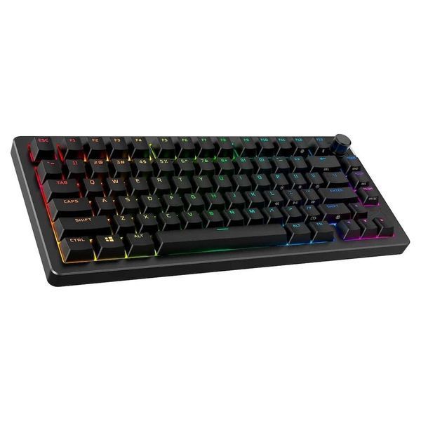 Клавіатура бездротова HyperX Alloy Rise 75 Red RGB UA Black (91Y91AA) 543573 фото