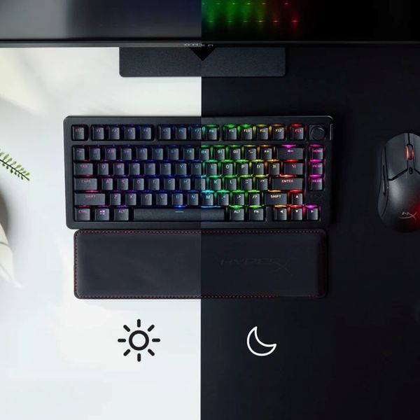 Клавіатура бездротова HyperX Alloy Rise 75 Red RGB UA Black (91Y91AA) 543573 фото