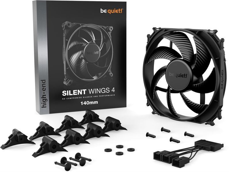 Вентилятор be quiet! Silent Wings 4 140mm Black (BL095) 574647 фото