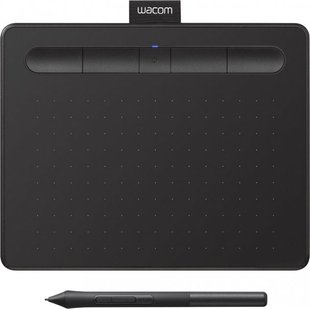 Графічний планшет Wacom Intuos S Bluetooth Black Manga (CTL-4100WLK-M) 444679 фото