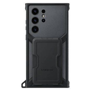 Чохол-накладка Samsung Rugged Gadget Cover для Samsung Galaxy S23 Ultra Titan (EF-RS918CBEGRU) 463089 фото