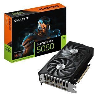 Відеокарта GF RTX 5050 8GB GDDR6 WindForce OC V2 Gigabyte (GV-N5050WF2OCV2-8GD) 586665 фото