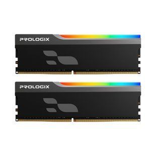 Модуль пам`ятi DDR4 2x16GB/3600 Prologix Onyx Black RGB (PRO32GB3600YBR4K) 620453 фото
