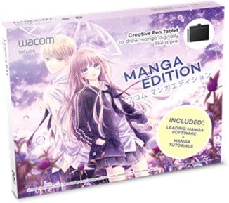 Графічний планшет Wacom Intuos S Bluetooth Black Manga (CTL-4100WLK-M) 444679 фото