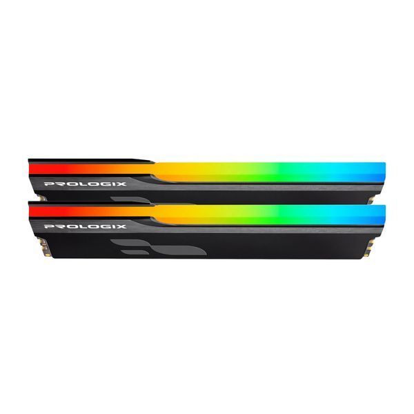 Модуль пам`ятi DDR4 2x16GB/3600 Prologix Onyx Black RGB (PRO32GB3600YBR4K) 620453 фото