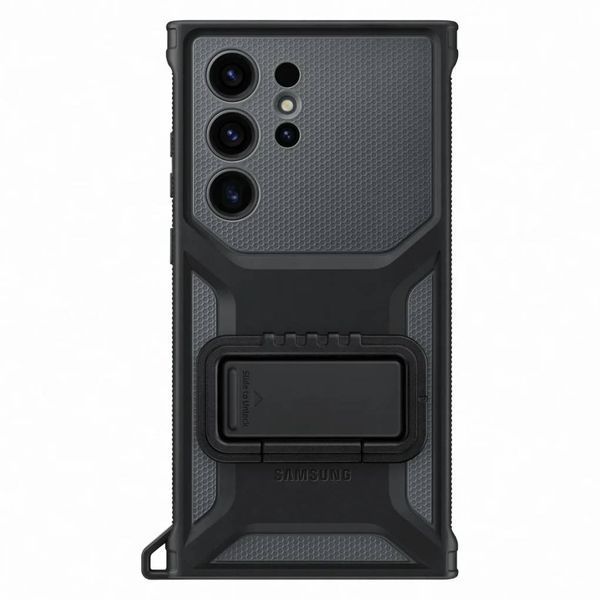 Чохол-накладка Samsung Rugged Gadget Cover для Samsung Galaxy S23 Ultra Titan (EF-RS918CBEGRU) 463089 фото