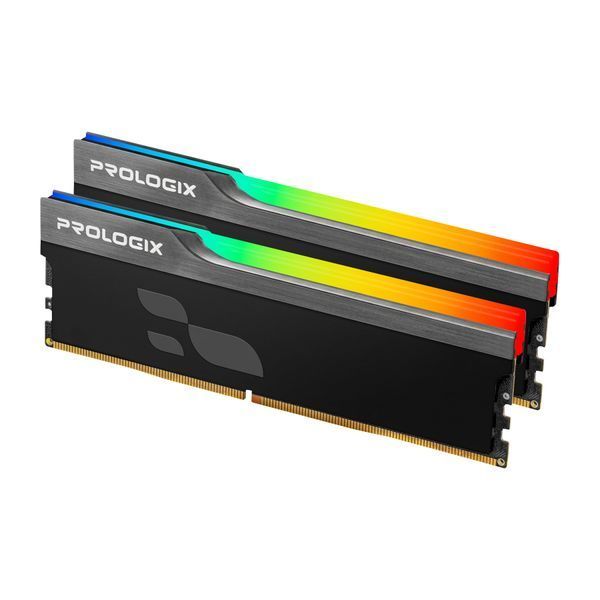 Модуль пам`ятi DDR4 2x16GB/3600 Prologix Onyx Black RGB (PRO32GB3600YBR4K) 620453 фото