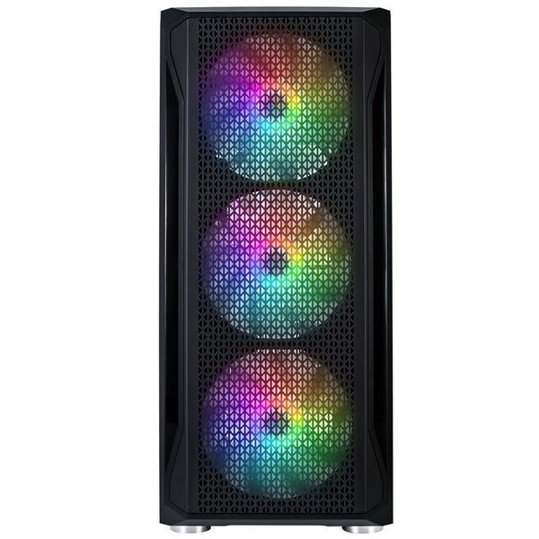 Корпус 1stPlayer X5-BK-4F1 Black без БЖ 550159 фото