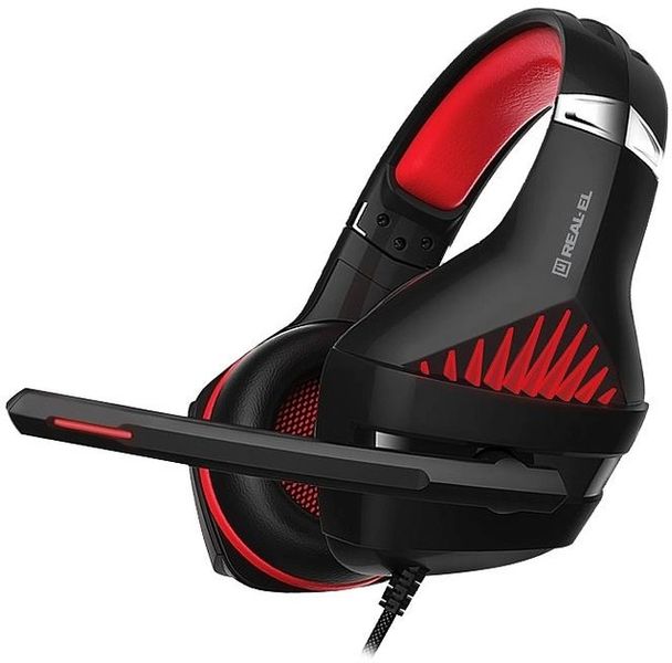 Гарнітура REAL-EL GDX-7600 Black/Red 265794 фото