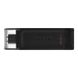 Флеш-накопичувач USB3.2 64GB Type-C Kingston DataTraveler 70 Black (DT70/64GB) 306907 фото 1