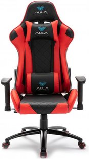 Крісло для геймерів Aula F1029 Gaming Chair Black/Red (6948391286181) 486033 фото