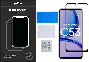 Захисне скло BeCover для Realme C53 Black (710105) 497111 фото