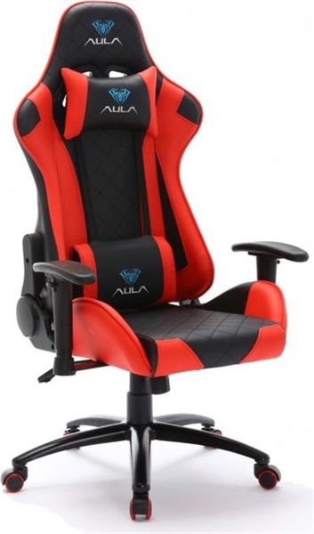 Крісло для геймерів Aula F1029 Gaming Chair Black/Red (6948391286181) 486033 фото