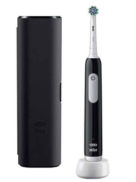Зубна електрощітка Braun Oral-B Pro1 D305.513.3X CrossAction Black 509120 фото