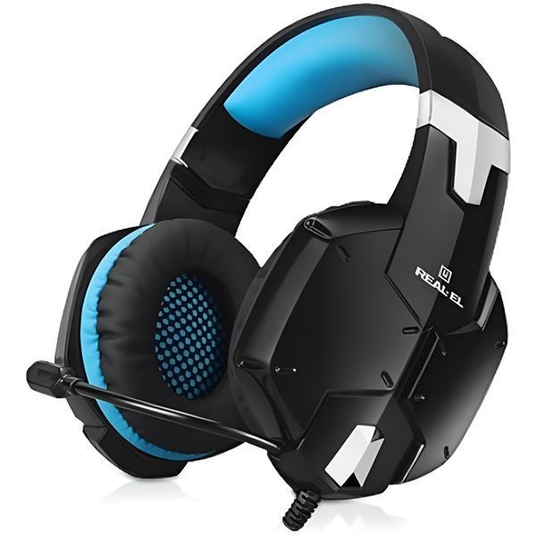 Гарнітура REAL-EL GDX-7500 Black/Blue 447685 фото