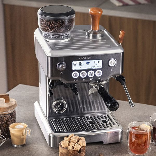 Кавоварка Cecotec Power Espresso 20 Barista Barista Steel & Grind (A01_EU01_117505) 615266 фото