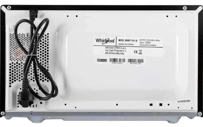 Мікрохвильова піч Whirlpool MWP 101 B 439853 фото