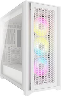 Корпус Corsair iCUE 5000D RGB AirFlow Tempered Glass White (CC-9011243-WW) без БЖ 451662 фото