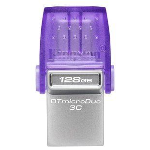 Флеш-накопичувач USB3.2 128GB Type-C Kingston DataTraveler microDuo 3C (DTDUO3CG3/128GB) 409981 фото