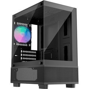 Корпус 1stPlayer Mi2-A-BK-2F7R-1F7 Black без БЖ 541902 фото