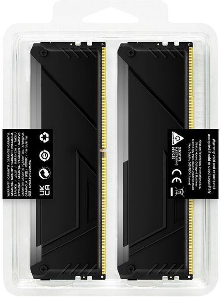 Модуль пам`яті DDR4 2x16GB/3200 Kingston Fury Beast RGB (KF432C16BB12AK2/32WP) 569851 фото