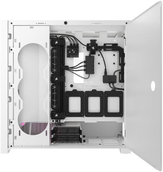 Корпус Corsair iCUE 5000D RGB AirFlow Tempered Glass White (CC-9011243-WW) без БЖ 451662 фото