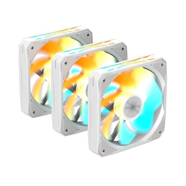 Вентилятор Gigabyte EZ Chain RVS Fan 120 Ice 3-Pack White (GP-GBT EZRVSFAN1203 ICE) 557193 фото