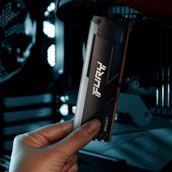 Модуль пам`яті DDR4 2x16GB/3200 Kingston Fury Beast RGB (KF432C16BB12AK2/32WP) 569851 фото