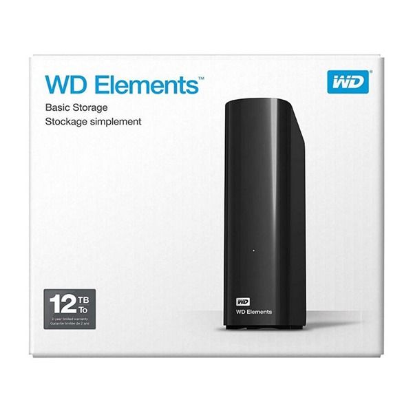 Зовнішній жорсткий диск 3.5" USB 12.0TB WD Elements Desktop Black (WDBWLG0120HBK-EESN) 345434 фото