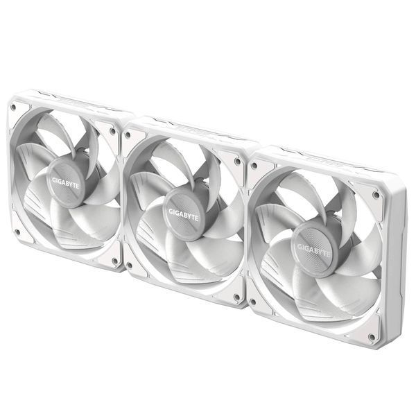 Вентилятор Gigabyte EZ Chain RVS Fan 120 Ice 3-Pack White (GP-GBT EZRVSFAN1203 ICE) 557193 фото