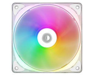 Вентилятор ID-Cooling Crystal 120 White 455466 фото